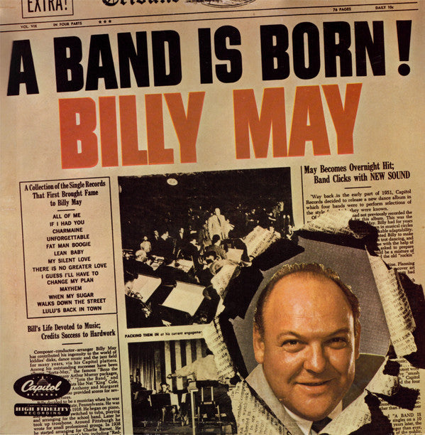 Billy May : A Band Is Born (LP, Album, Mono, RE)