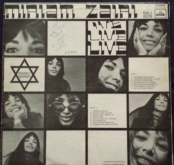Miriam Zairi : Live (LP, Album)