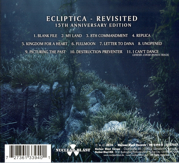 Sonata Arctica : Ecliptica - Revisited (15th Anniversary Edition) (CD, Album, Ltd, Dig)