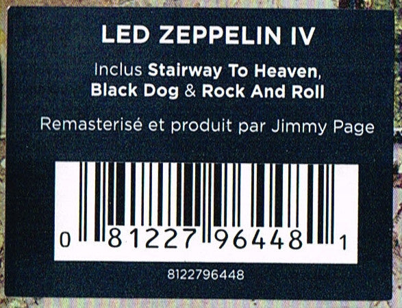 Session-38CD - Led Zeppelin - Untitled  (CD) - Discords.nl