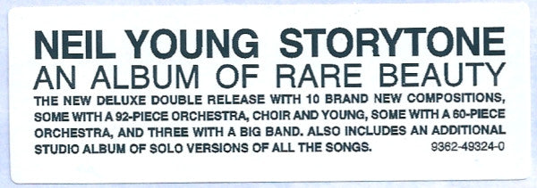 Neil Young : Storytone (2xCD, Album, Dlx)