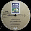 Richard Strauss - Herbert von Karajan, Berliner Philharmoniker : Sinfonia Domestica Op.53 (LP, Quad, Club)
