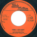 The Marvelettes : Here I Am Baby (7", Single)