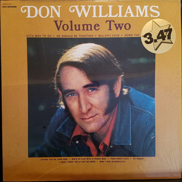 Don Williams (2) : Volume Two (LP, Album, RE, Pin)