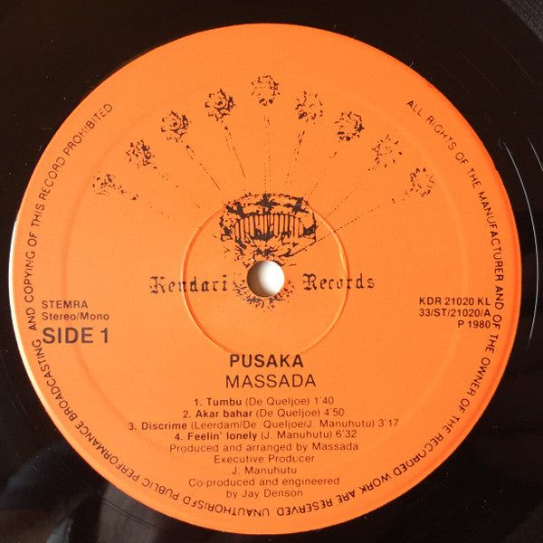 Massada (2) : Pusaka (LP, Album, Gat)