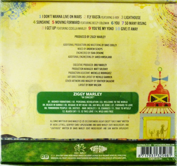 Ziggy Marley : Fly Rasta (CD, Album + CD, Album, Ltd)