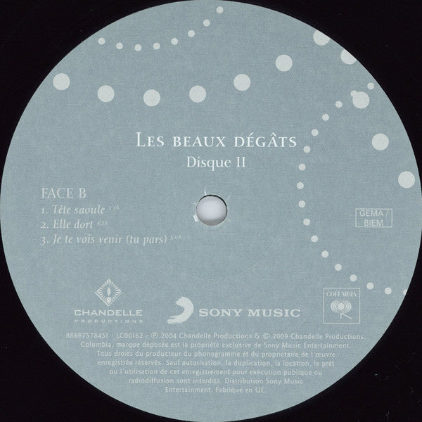 Francis Cabrel : Les Beaux Dégâts (2xLP, Album, Gat)