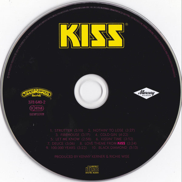 Kiss : Kiss (CD, Album, RE, RM)