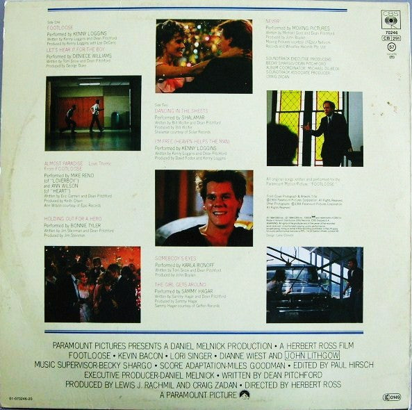 Various : Footloose (Original Soundtrack Of The Paramount Motion Picture) (LP, Album)