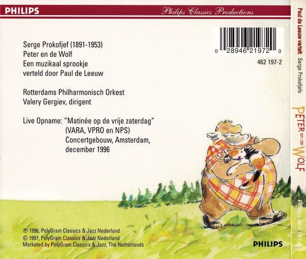 Paul de Leeuw Vertelt Prokofjef*, Valery Gergiev, Rotterdams Philharmonisch Orkest : Peter En De Wolf (CD, Dig)