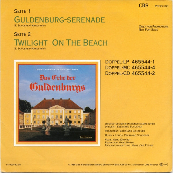 Eberhard Schoener : Guldenburg-Serenade (7", Single, Promo)
