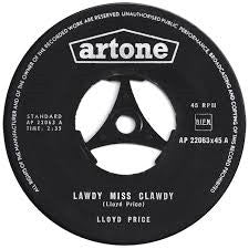 Lloyd Price : Lawdy Miss Clawdy / Oh, Oh, Oh (7", Single)