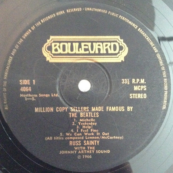 Russ Sainty With Johnny Arthey Orchestra - Million Copy Sellers Made Famous By The Beatles (LP Tweedehands) - Discords.nl