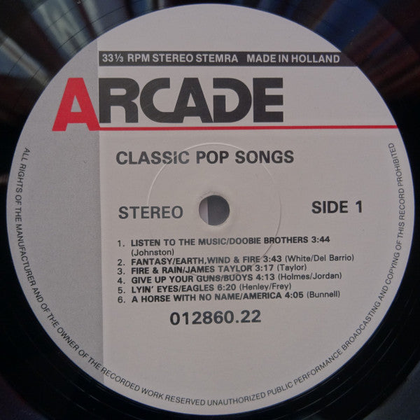 Various : Classic Pop Songs (2xLP, Comp, Gat)