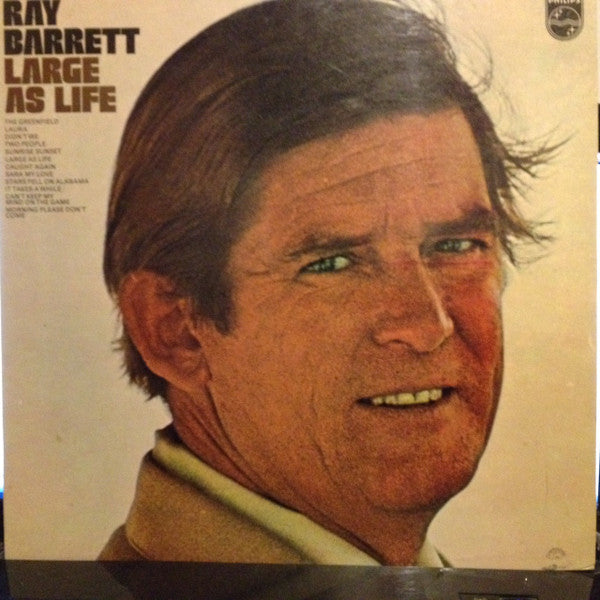 Ray Barrett (2) : Large As Life (LP, Album)