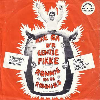 Ronnie En De Ronnies : Ikke Ga D'r Eentje Pikke (7", Red)