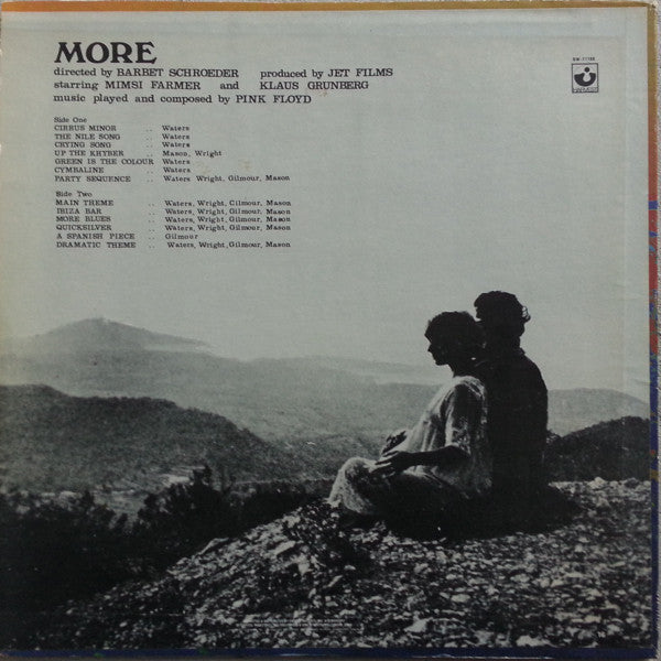 Pink Floyd : Original Motion Picture Soundtrack From The Film "More" (LP, Album, RE)