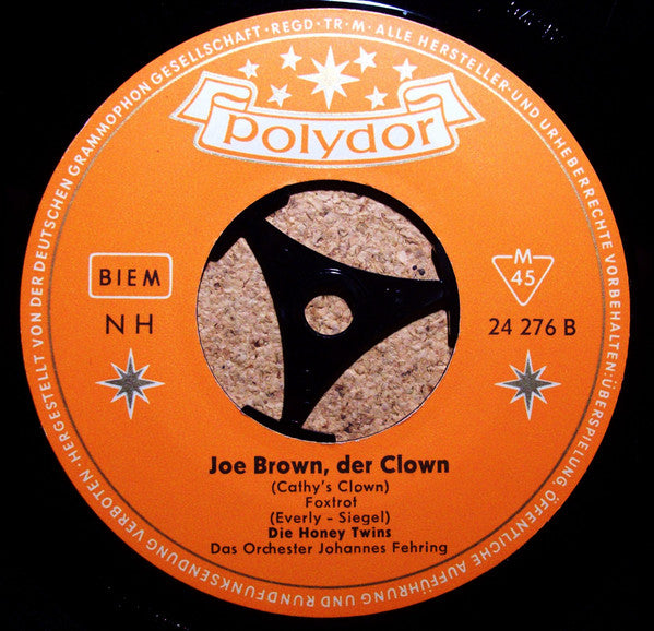 Honey Twins : Tingelingeling, Mein Banjo Singt / Joe Brown, Der Clown (Cathy's Clown) (7", Single)