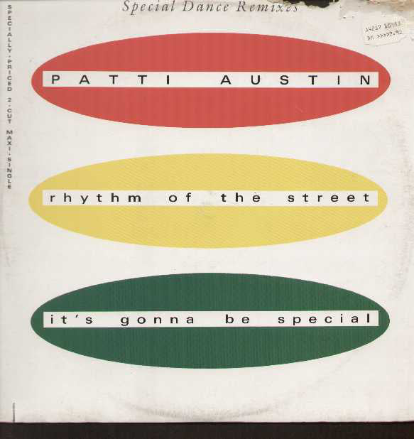 Patti Austin : Rhythm Of The Street / It's Gonna Be Special (Special Dance Remixes) (12", Maxi)
