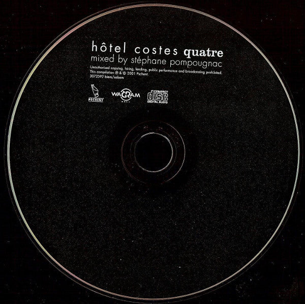 Stéphane Pompougnac : Hôtel Costes Quatre (CD, Comp, Mixed)