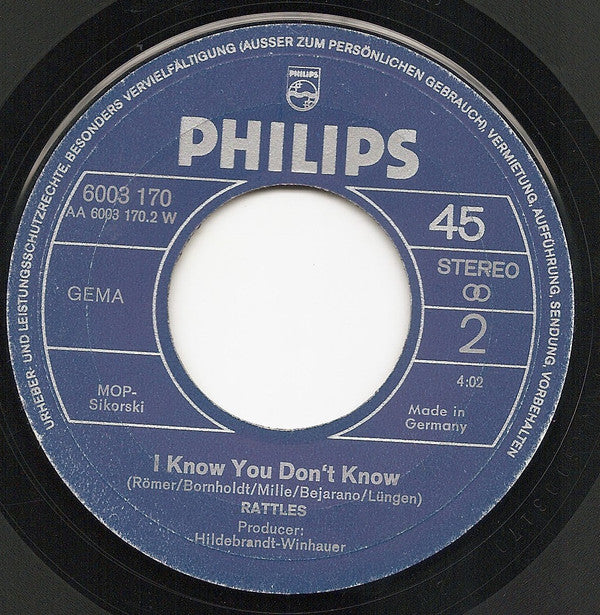 The Rattles : Devil's On The Loose (7", Single)