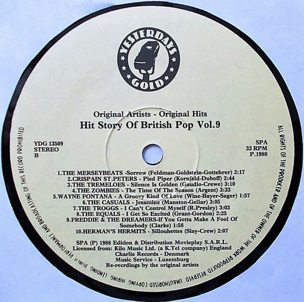 Various : The Hit Story Of British Pop Vol.9 (LP, Comp)