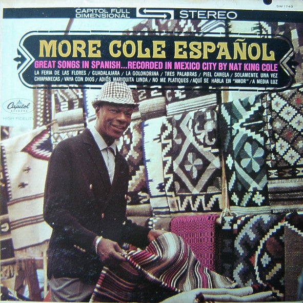 Nat King Cole : More Cole En Español (LP, Album, RP)