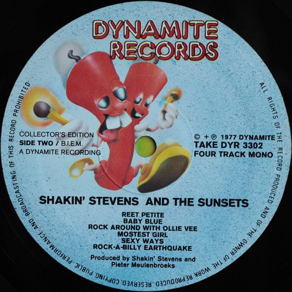 Shakin' Stevens And The Sunsets : Come On Memphis! (10", Album, Mono)