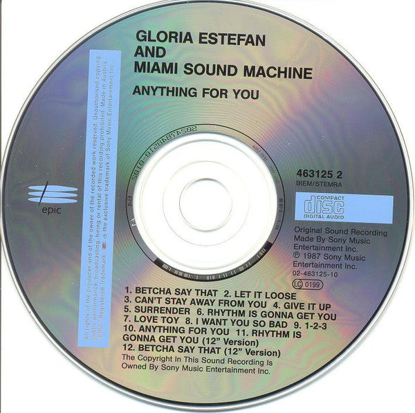 Gloria Estefan And Miami Sound Machine : Anything For You & Cuts Both Ways (2xCD, Comp)