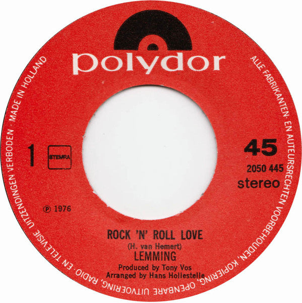 Lemming : Rock 'N' Roll Love (7", Single)