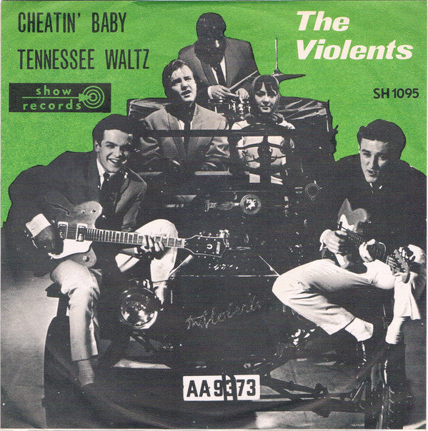 The Violents (2) : Cheatin' Baby / Tennessee Waltz (7", Single)