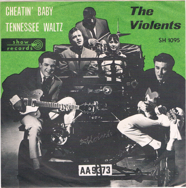 The Violents (2) : Cheatin' Baby / Tennessee Waltz (7", Single)