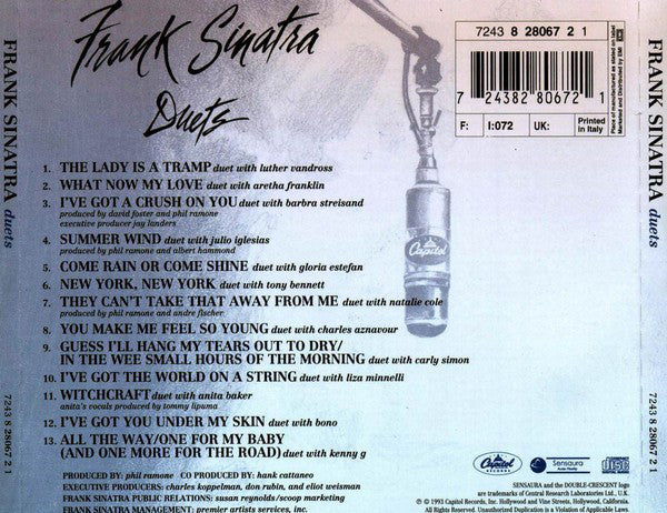 Frank Sinatra : Duets (CD, Album)