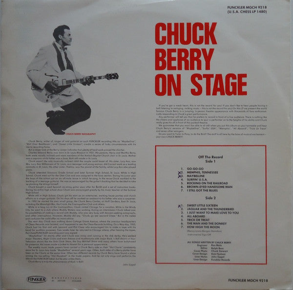 Chuck Berry : Chuck Berry On Stage (LP, Mono)