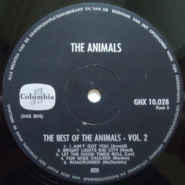 The Animals : The Best Of The Animals Vol.2 (LP, Album, Mono)