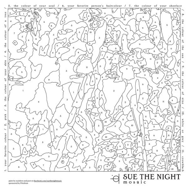 Sue The Night : Mosaic (LP, Album, Ltd, Num, Whi)