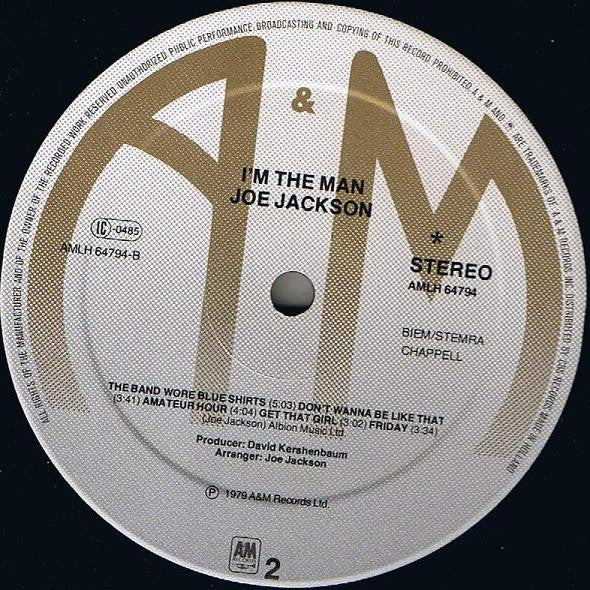 Joe Jackson : I'm The Man (LP, Album)