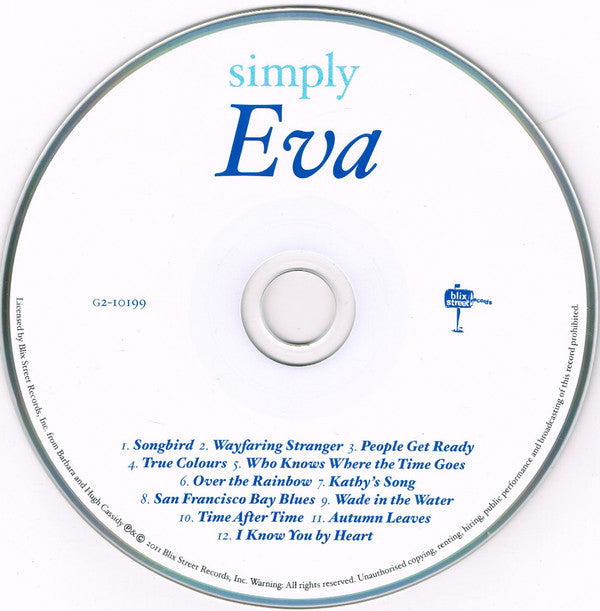 Eva Cassidy : Simply Eva (CD, Album)
