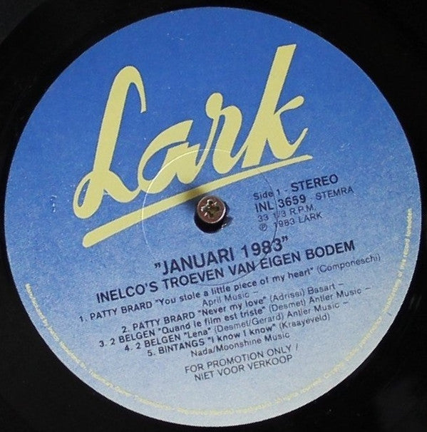 Various : Januari '83 - Inelco's Troeven van Eigen Bodem (LP, Album, Comp, Promo)