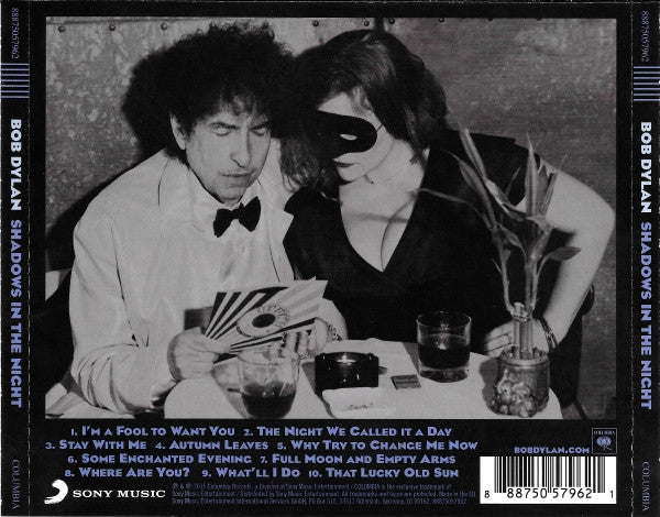 Bob Dylan : Shadows In The Night (CD, Album)