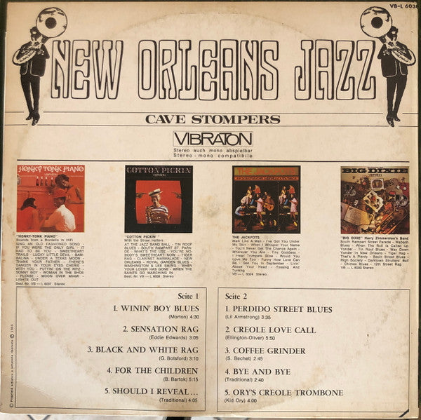 Cave Stompers : New Orleans Jazz (LP, Album)