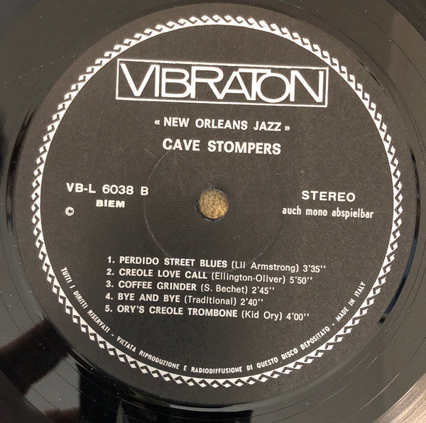 Cave Stompers : New Orleans Jazz (LP, Album)