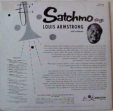 Louis Armstrong : Satchmo Sings (LP, Album)