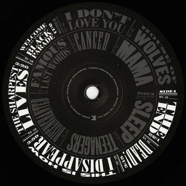 My Chemical Romance : The Black Parade  (LP + LP, S/Sided, Etch + Album, RE)