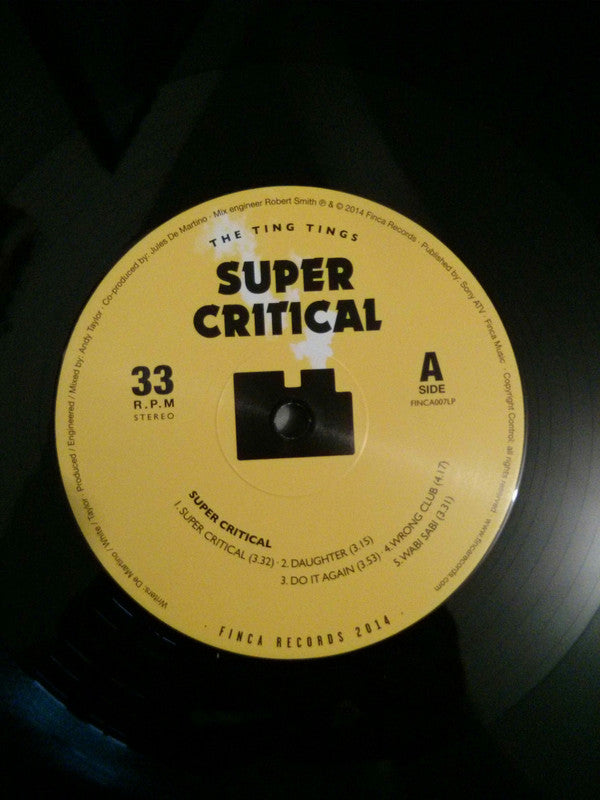 The Ting Tings : Super Critical (LP, Album)