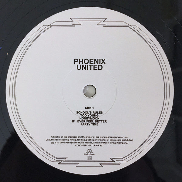 Phoenix : United (LP, Album, RE)