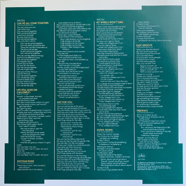 Bachman-Turner Overdrive : Freeways (LP, Album, San)