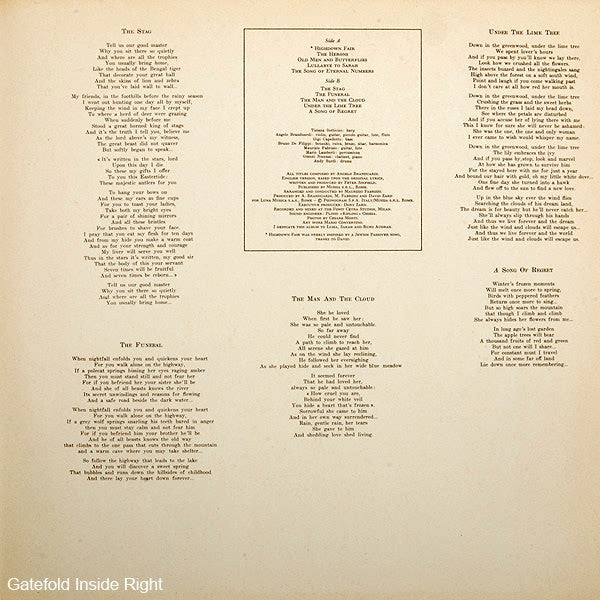 Angelo Branduardi : Highdown Fair (LP, Album, RE, Gat)