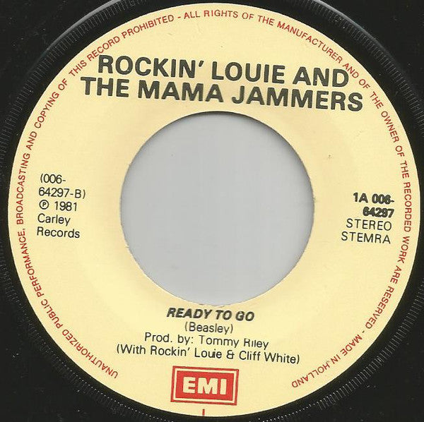 Rockin' Louie And The Mamma Jammers : Let's Go Let's Go Let's Go (7")