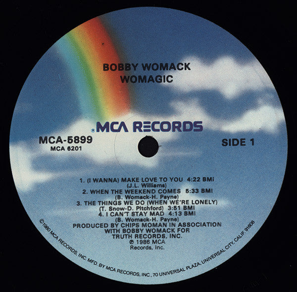 Bobby Womack : Womagic (LP, Album, Glo)